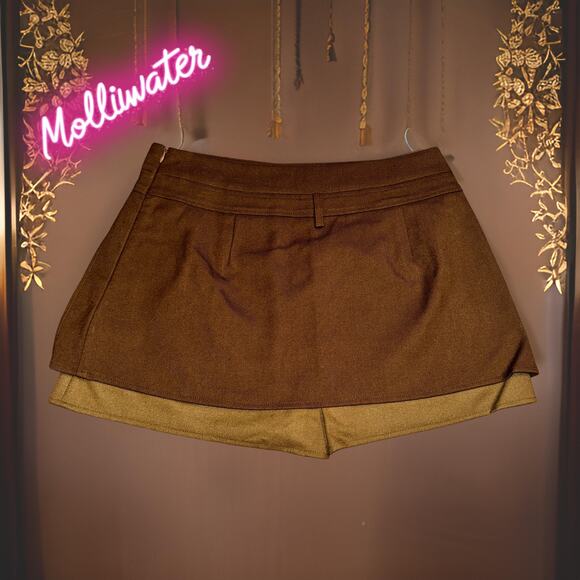 New XL Kyouko Harry Potter Official Hufflepuff Skirt Hogwarts Uniform Skort Slit - Picture 4 of 6